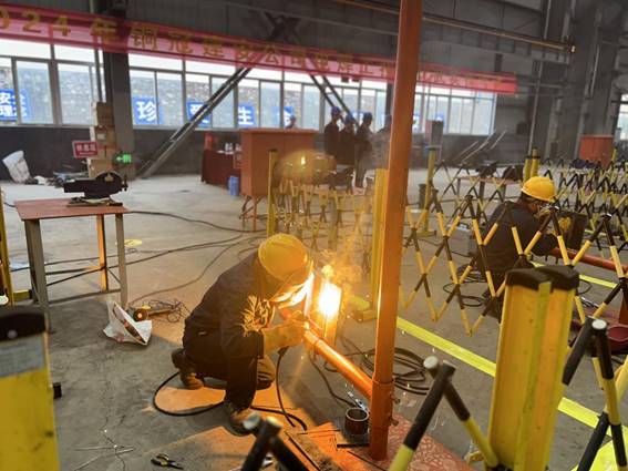 公司舉辦電焊工、電工技術(shù)比武